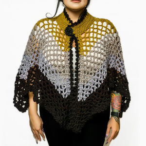 Cape, Shawl, Stole shawl, 3 Tone Color